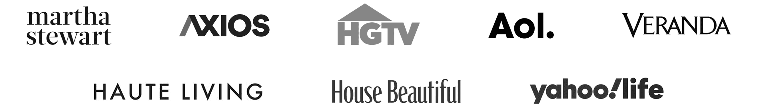 As Featured In - Desktop